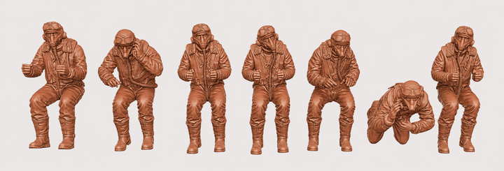 SW2209 WWII RAF Bomber Aircrew Figures