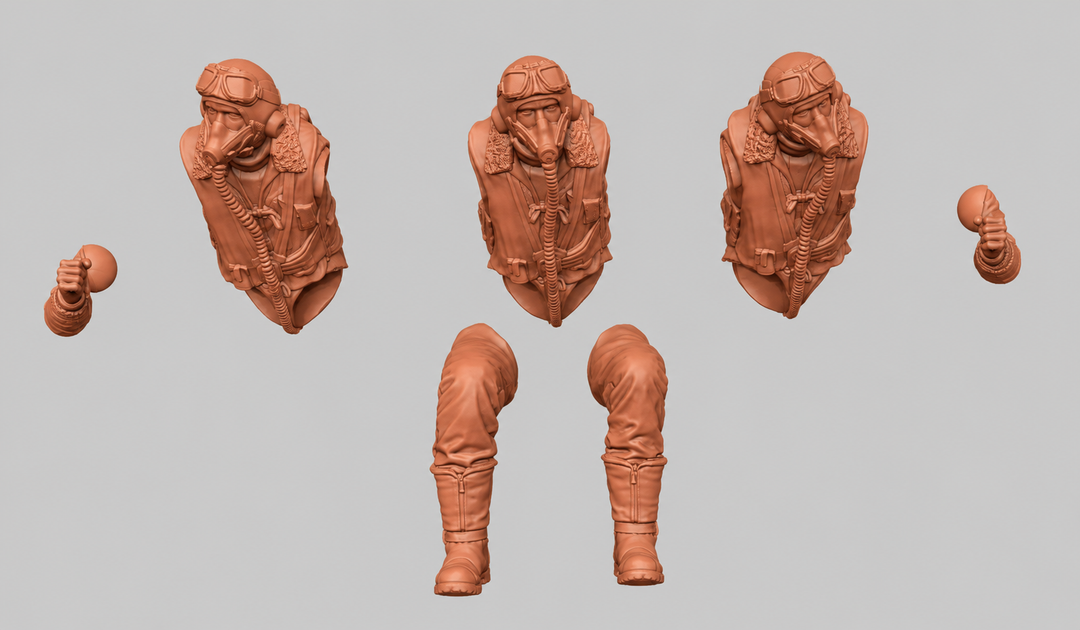 SW2209 WWII RAF Bomber Aircrew Figures