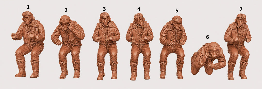 SW2209 WWII RAF Bomber Aircrew Figures