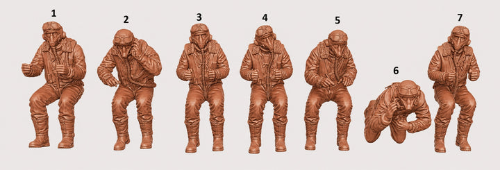 SW2209 WWII RAF Bomber Aircrew Figures