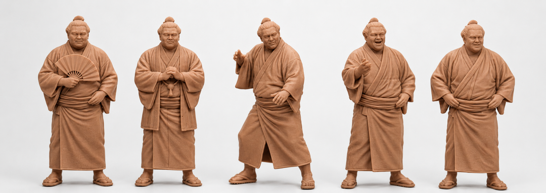 SW9341 Sumo Wrestlers