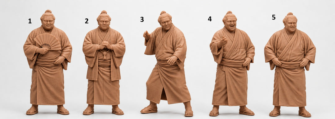SW9341 Sumo Wrestlers
