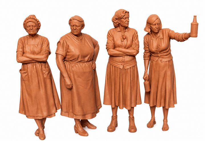 SW9529 1940 Doorstep Housewives