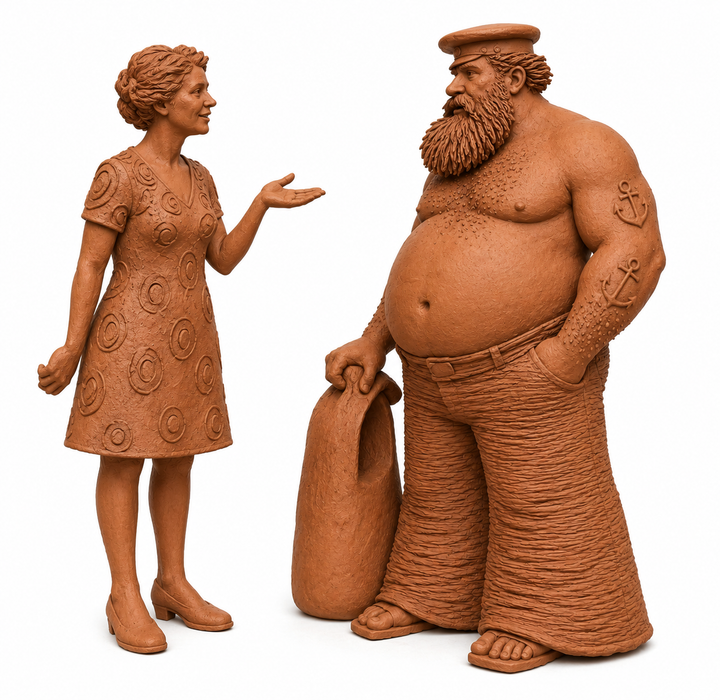 SW9368 Old Salty Sailor and Wife