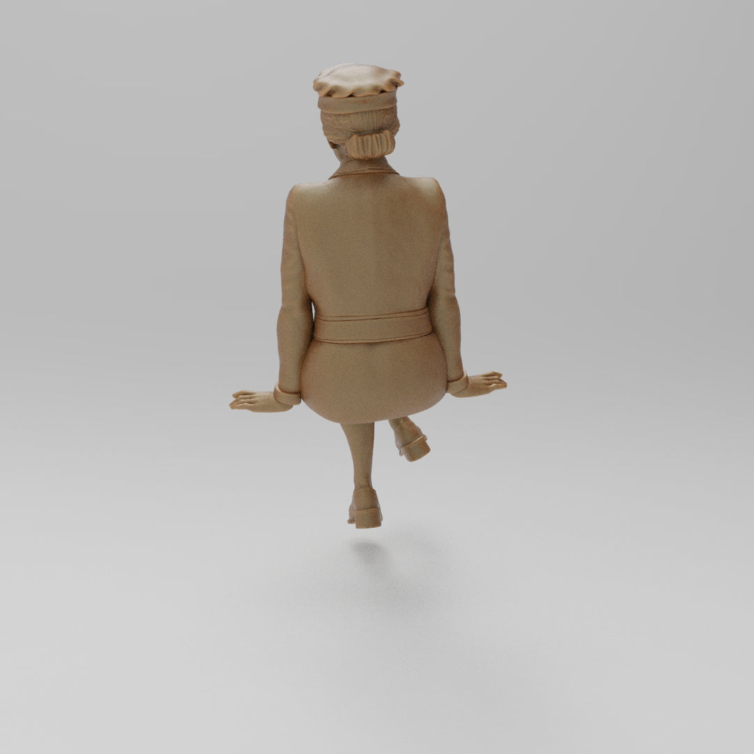 SW1154 WW2 RAF WAAF Sitting