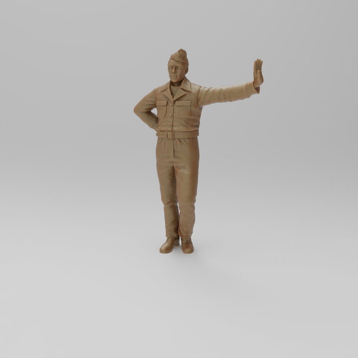 SW1154 WW2 RAF Ground Crew Leaning Left