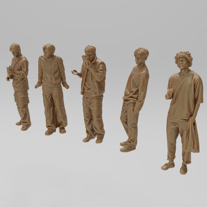 SW6055 Young Teen Boys Shopping