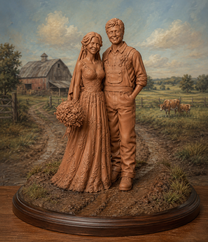 SW5111 Wedding Bride and Farmer