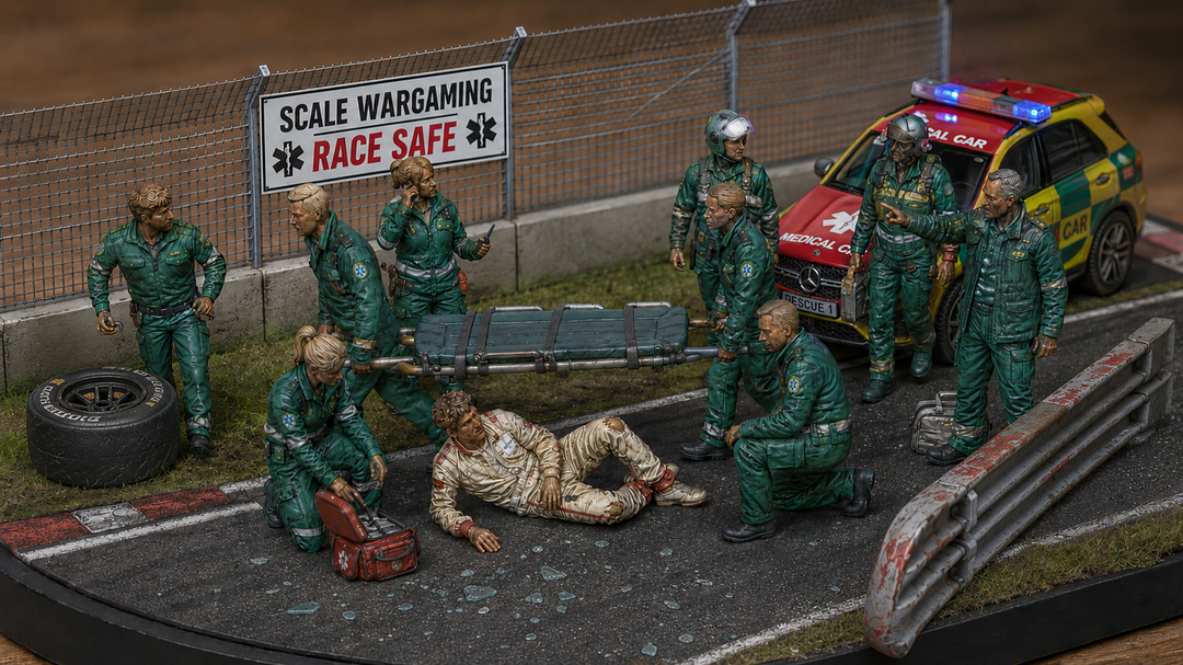 WOSC999 - Trackside Recue Crew - Injured Driver