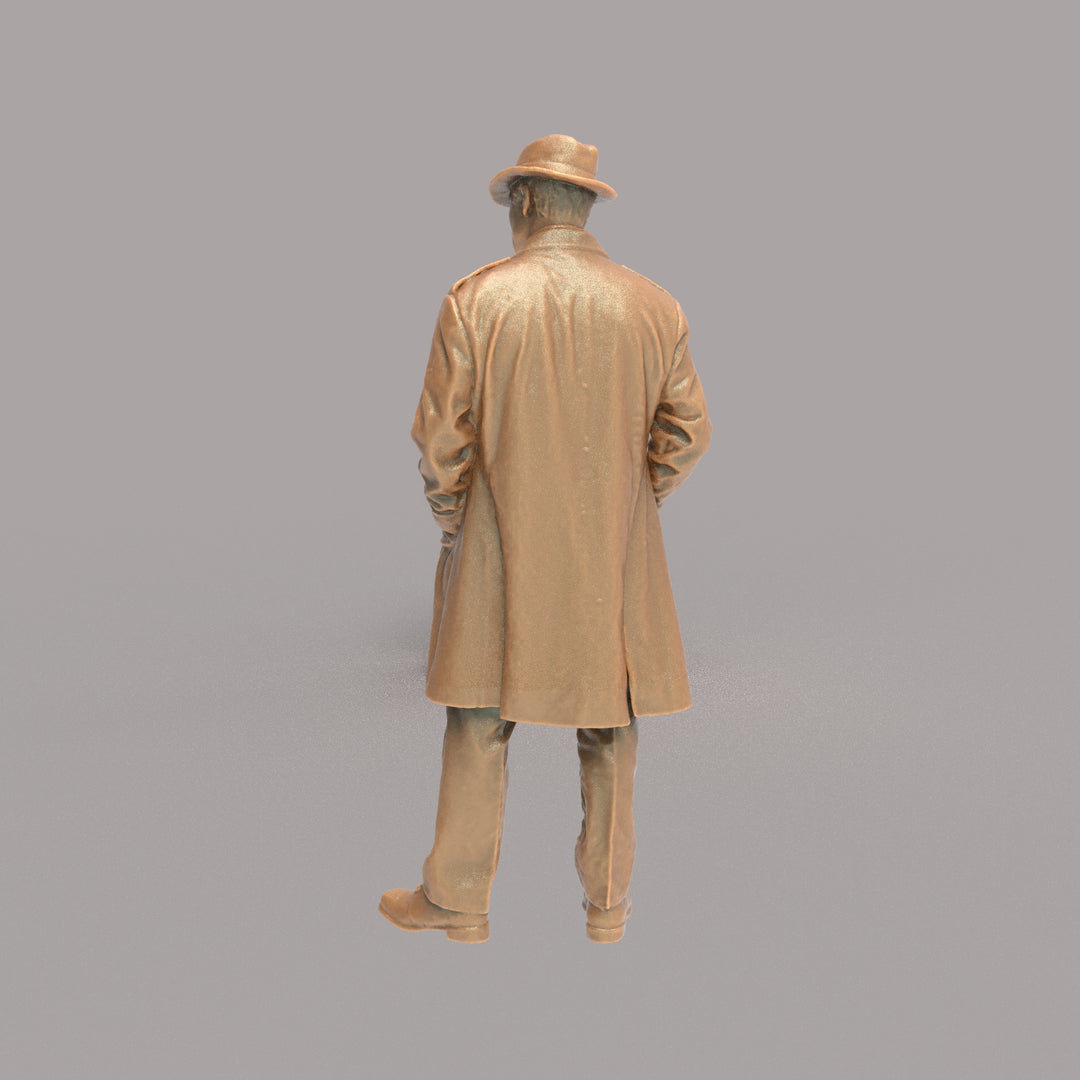 MM4302 Male in Winter Coat and Hat