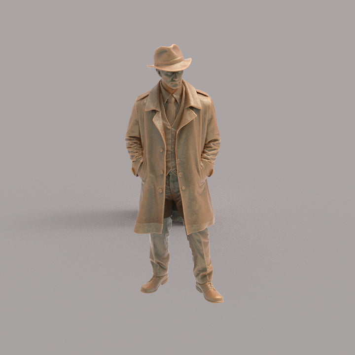 MM4306 Male in Trench coat and Hat