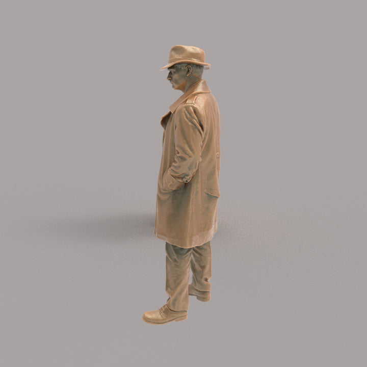 MM4306 Male in Trench coat and Hat