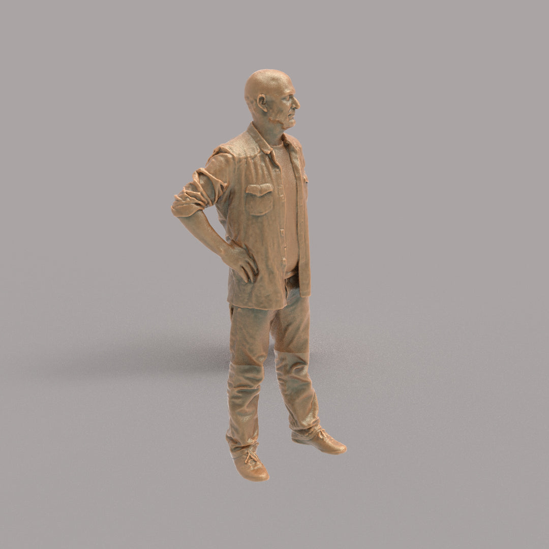 MM4310 Older Male hands on Hips