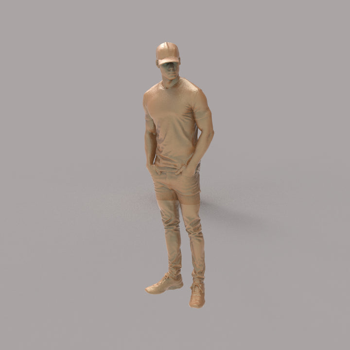 MM4316 Young Male tshirt and Cap