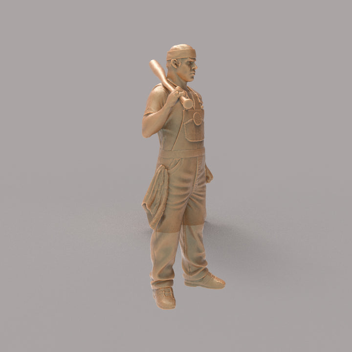 MM4317 Male with Baseball Bat