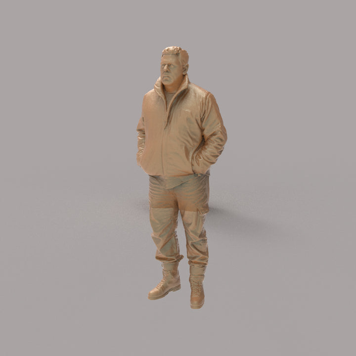 MM4319 Male Hands in Jacket Pockets