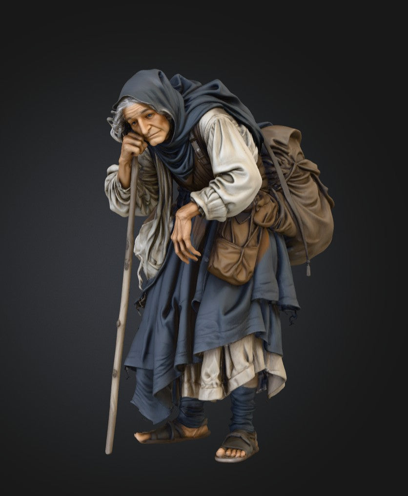 SW9000 Medieval Wandering Old Lady