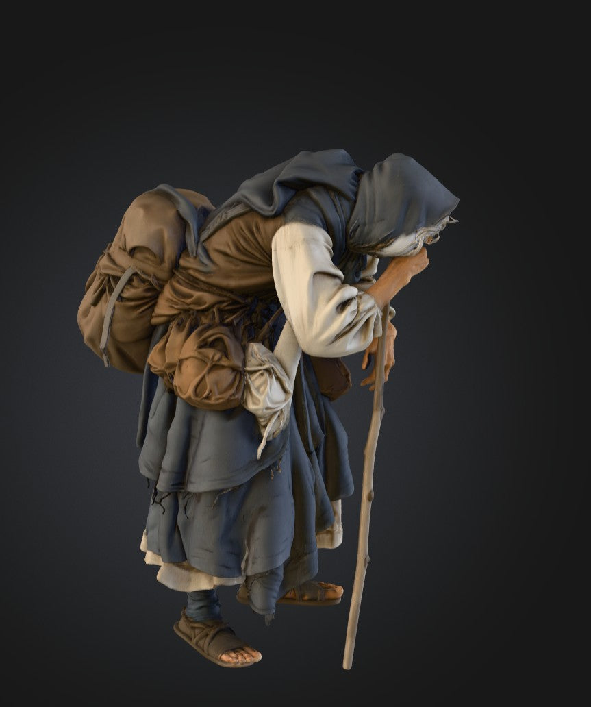 SW9000 Medieval Wandering Old Lady
