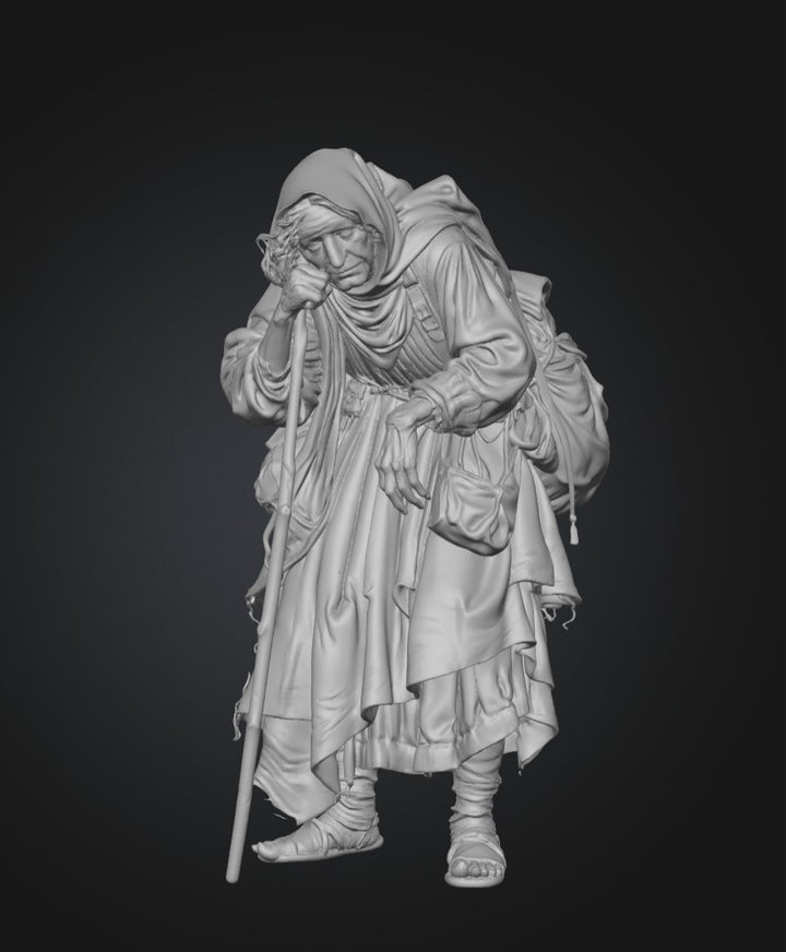 SW9000 Medieval Wandering Old Lady