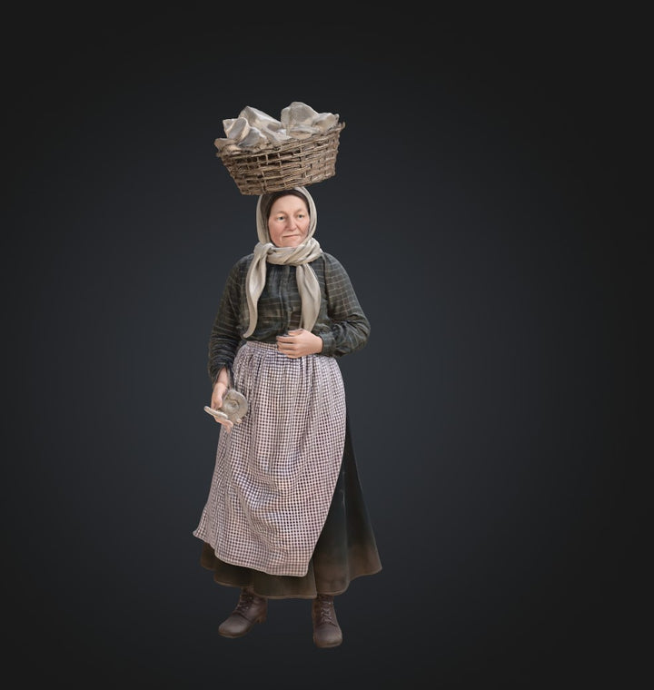 SW9214 Whitby Hawker collecting Fossils