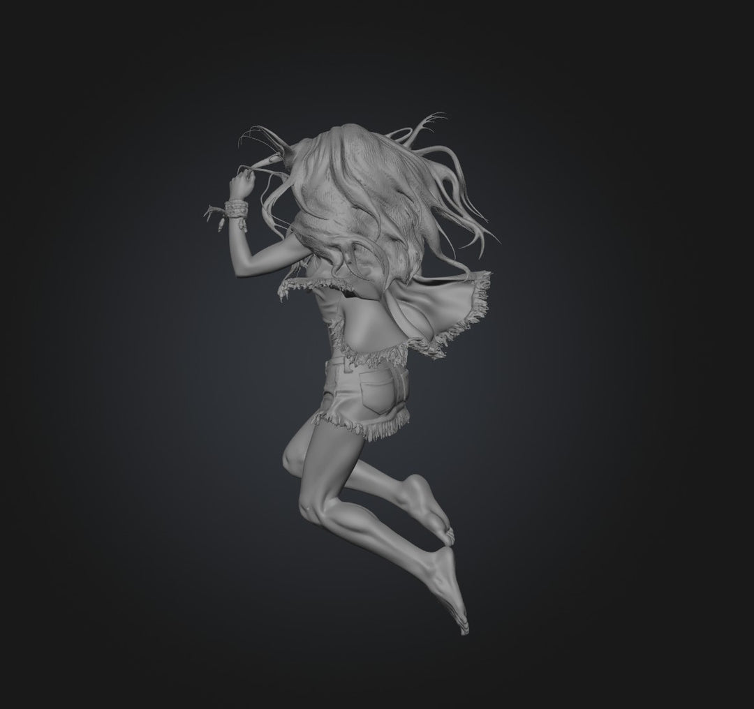 SW9215 Girl Leaping into the Air