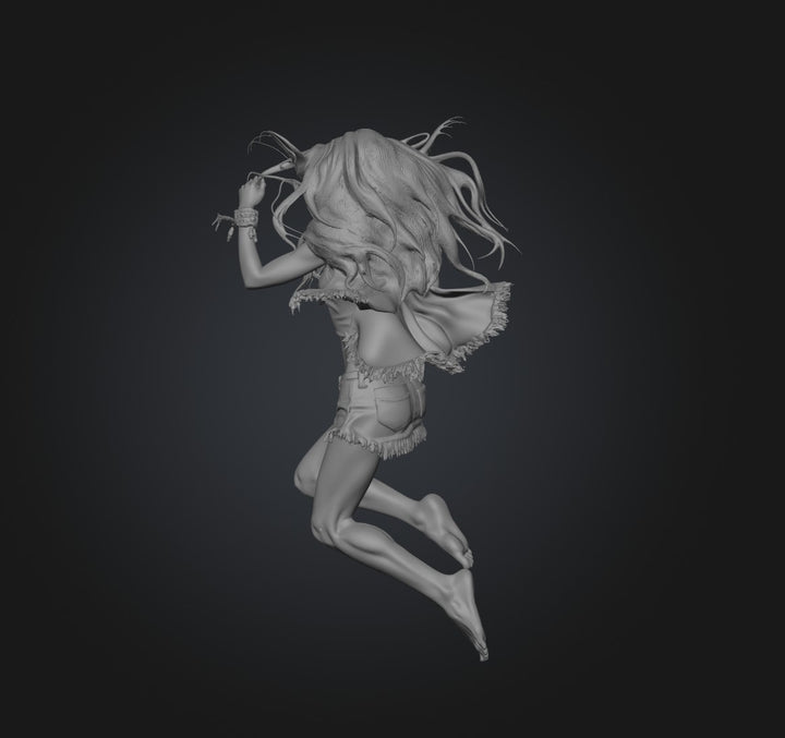 SW9215 Girl Leaping into the Air