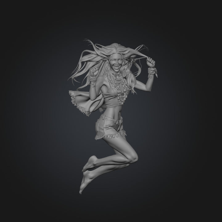 SW9215 Girl Leaping into the Air