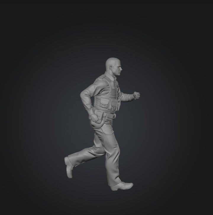 SW9222 Policeman Running