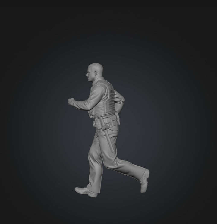 SW9222 Policeman Running