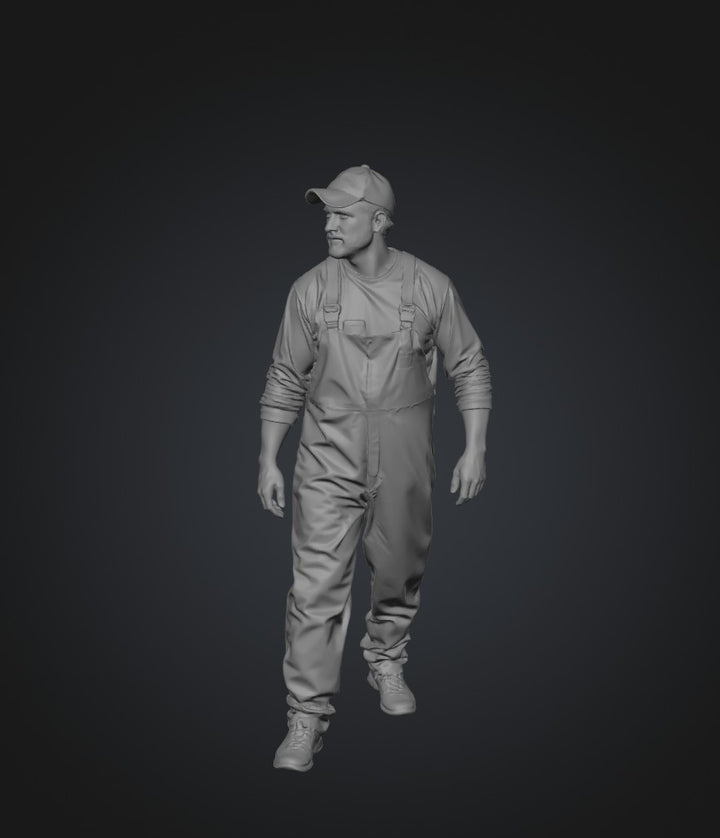 DL9250 Fred the Farmer in Waterproof Bib Download