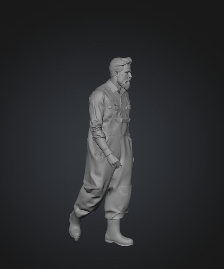 DL9251 Dave the Farmer in Waterproof Bib Download