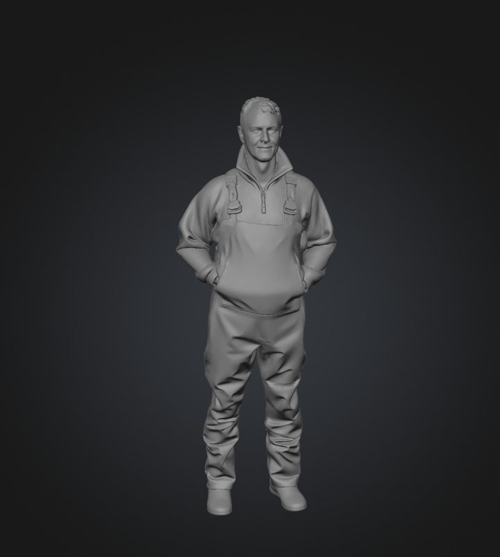 DL9252 Stewart the Farmer in Waterproof Bib Download