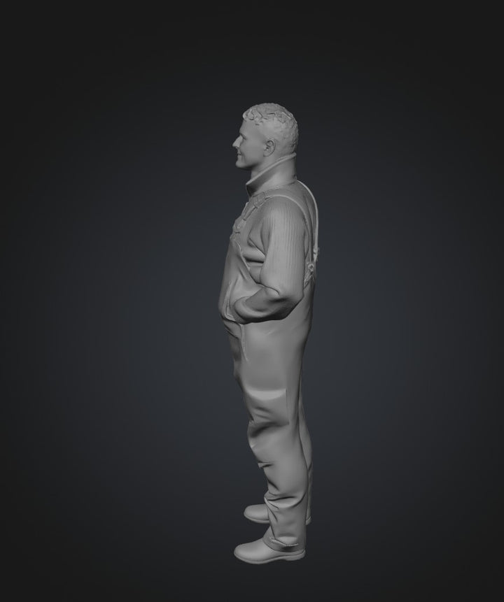 DL9252 Stewart the Farmer in Waterproof Bib Download