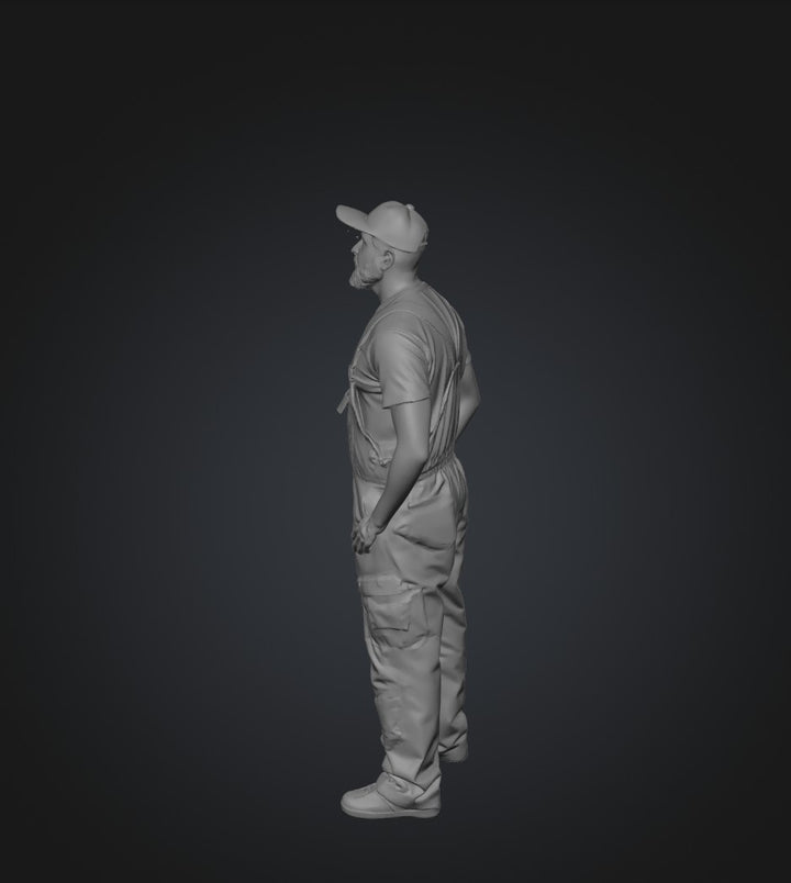 DL9253 Ron the Farmer in Waterproof Bib Download