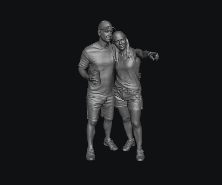 WOSC001 - Race Day Spectator - The Couple – Shared Moment