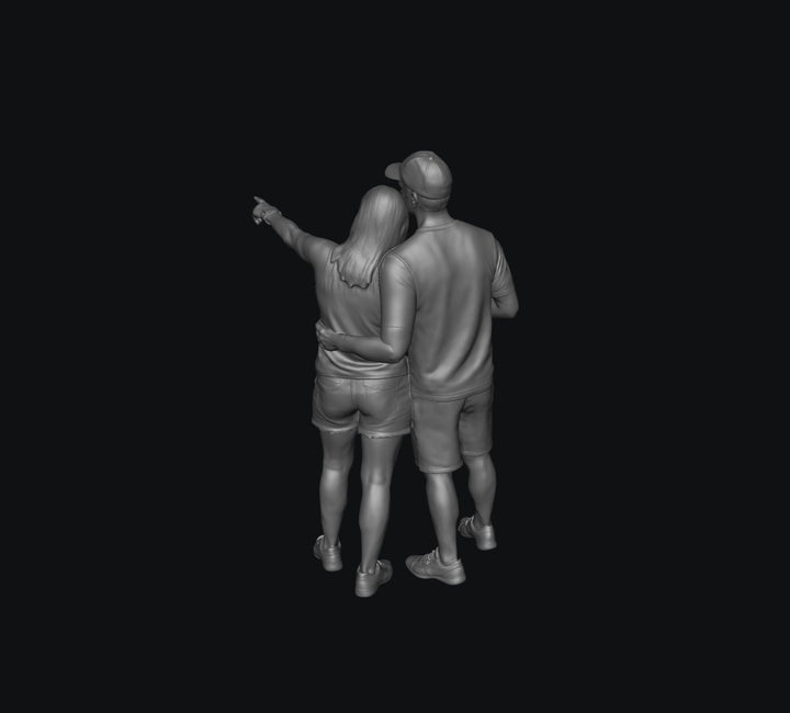 WOSC001 - Race Day Spectator - The Couple – Shared Moment