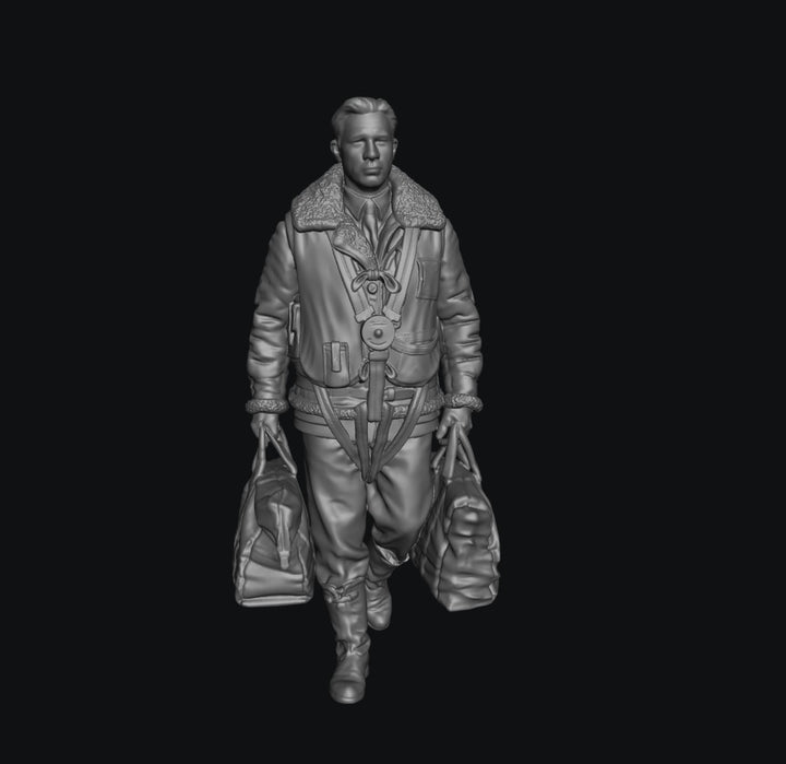 SW9270 WW2 RAF Bomber Aircrew 1 Walking