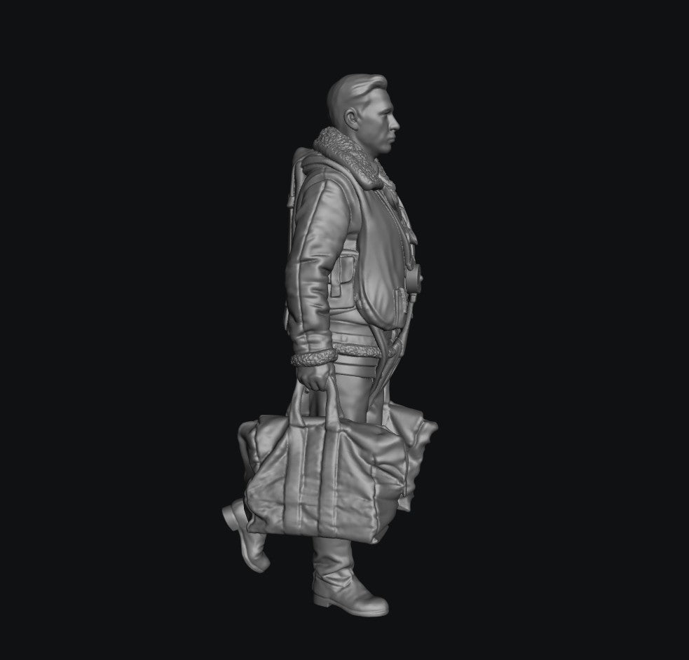 SW9270 WW2 RAF Bomber Aircrew 1 Walking