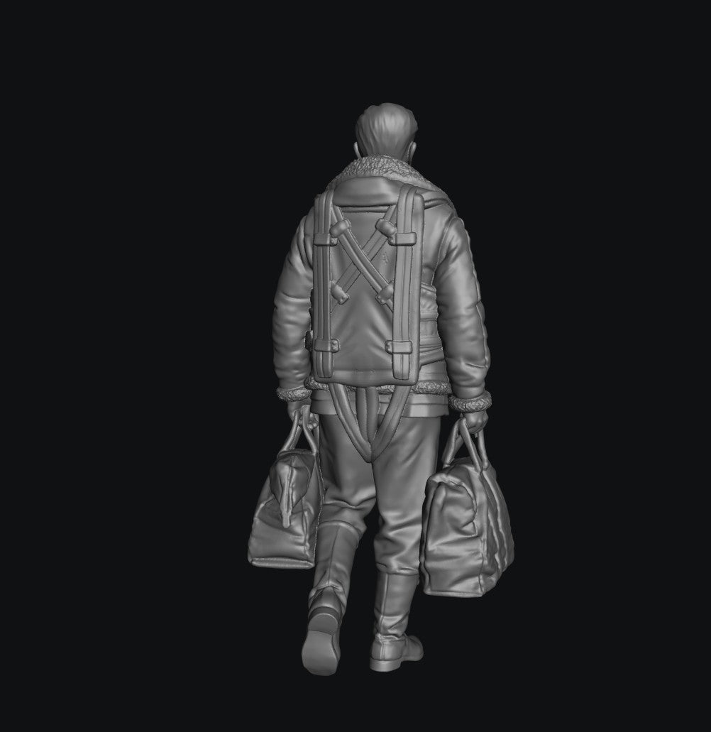 SW9270 WW2 RAF Bomber Aircrew 1 Walking
