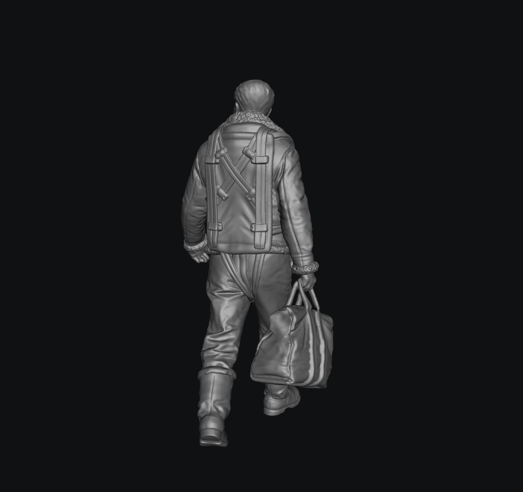 SW9270 WW2 RAF Bomber Aircrew 2 Walking