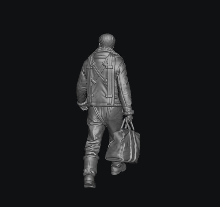 SW9270 WW2 RAF Bomber Aircrew 2 Walking