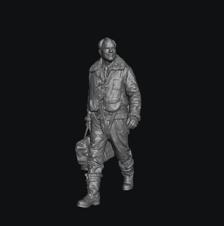 SW9270 WW2 RAF Bomber Aircrew 2 Walking