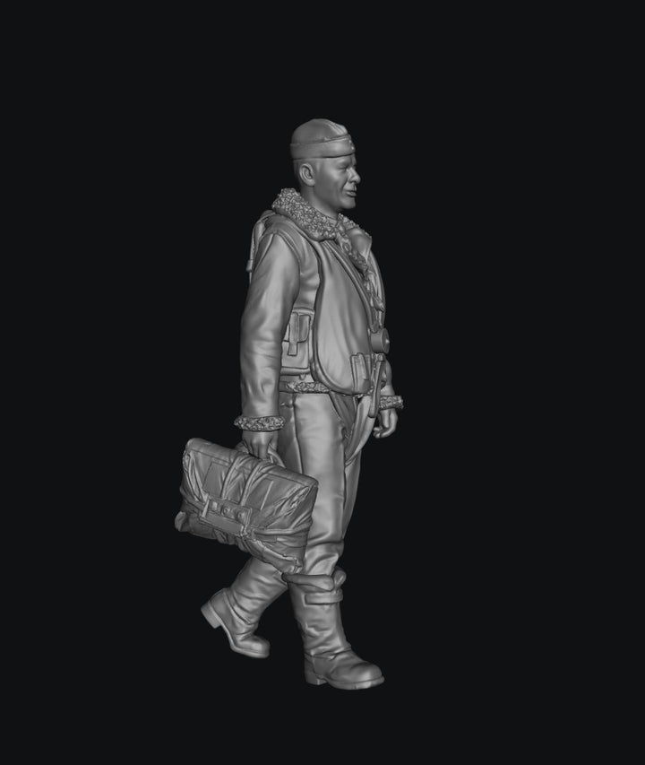 SW9270 WW2 RAF Bomber Aircrew 4 Walking