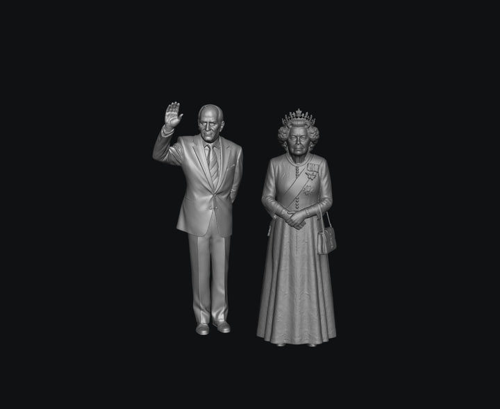 SW9303 Queen Elizabeth II and Prince Phillip
