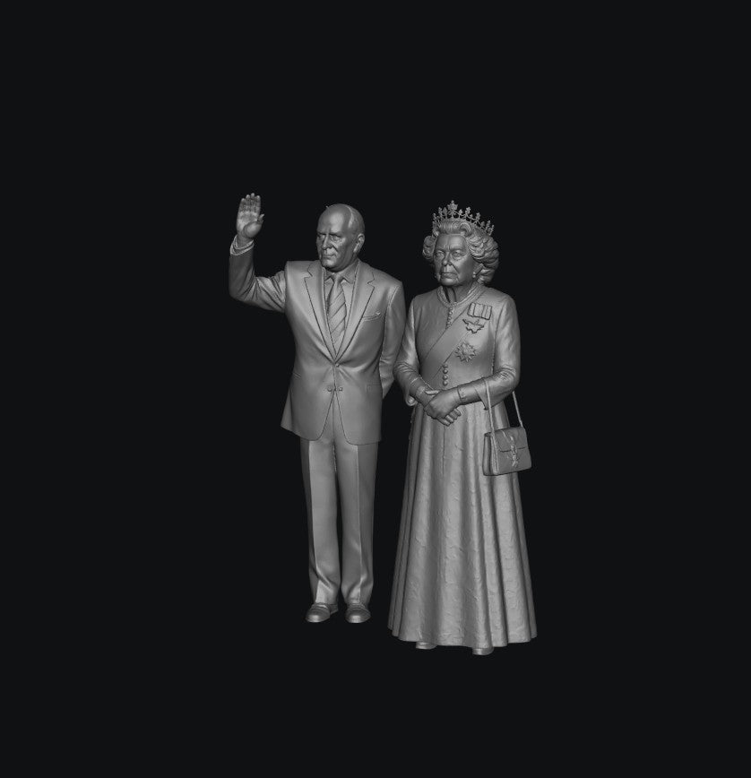 SW9303 Queen Elizabeth II and Prince Phillip