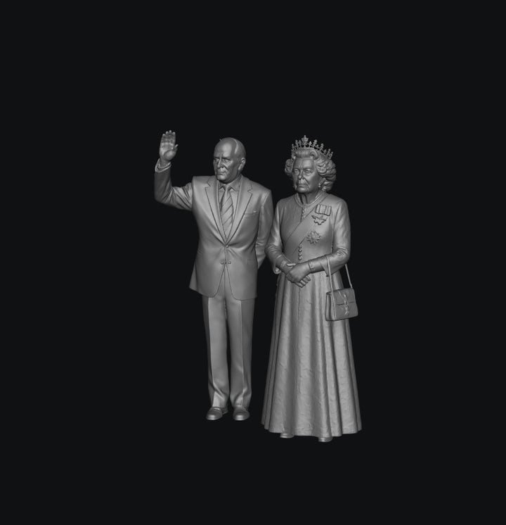 SW9303 Queen Elizabeth II and Prince Phillip