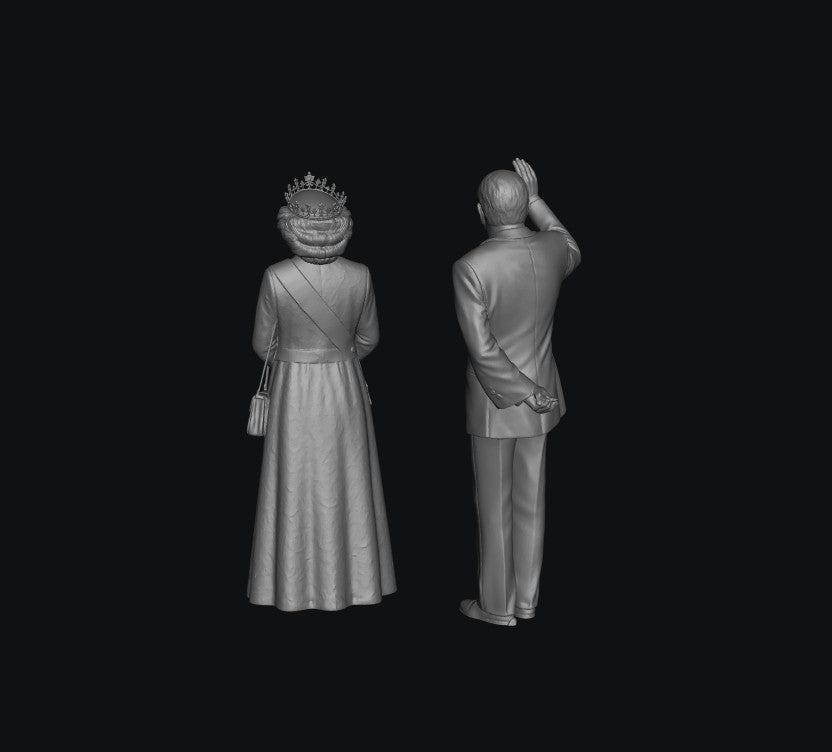 SW9303 Queen Elizabeth II and Prince Phillip