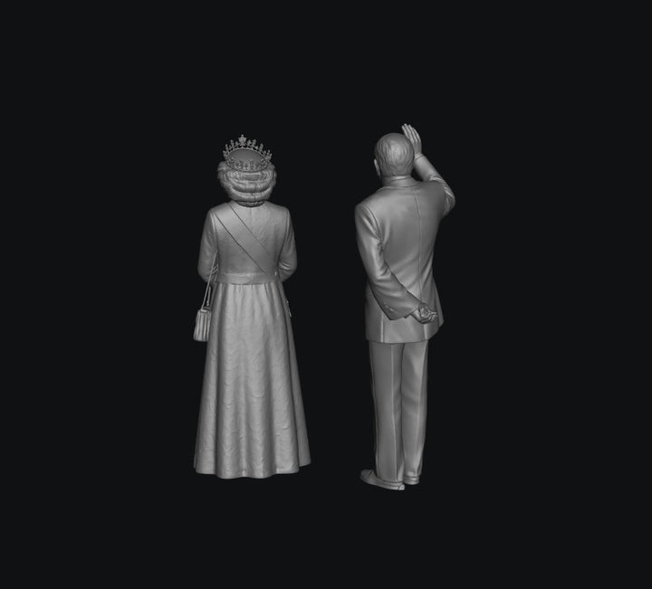 SW9303 Queen Elizabeth II and Prince Phillip