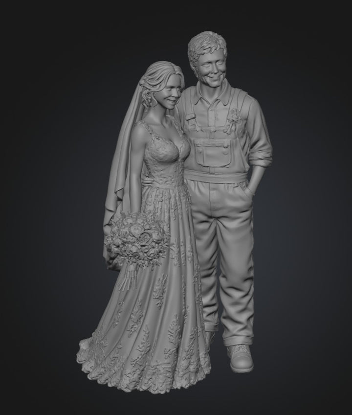 SW5111 Wedding Bride and Farmer