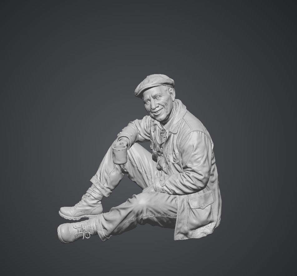 SW3126 2 Farm Hands Sitting